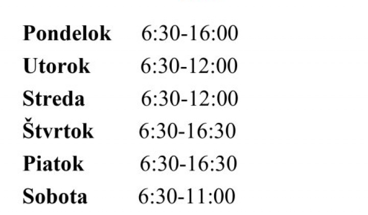 Fotka - Zmena otváracích hodín PJ Ladzany COOP Jednota od 01.10.2025 až do odvolania