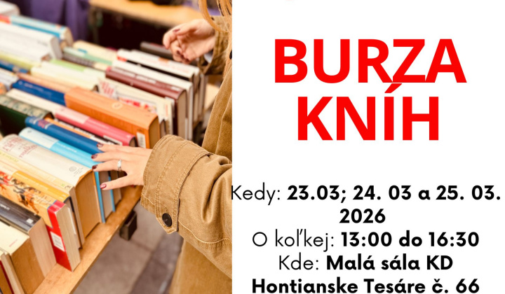 Fotka - Burza kníh v obci Hontianske Tesáre